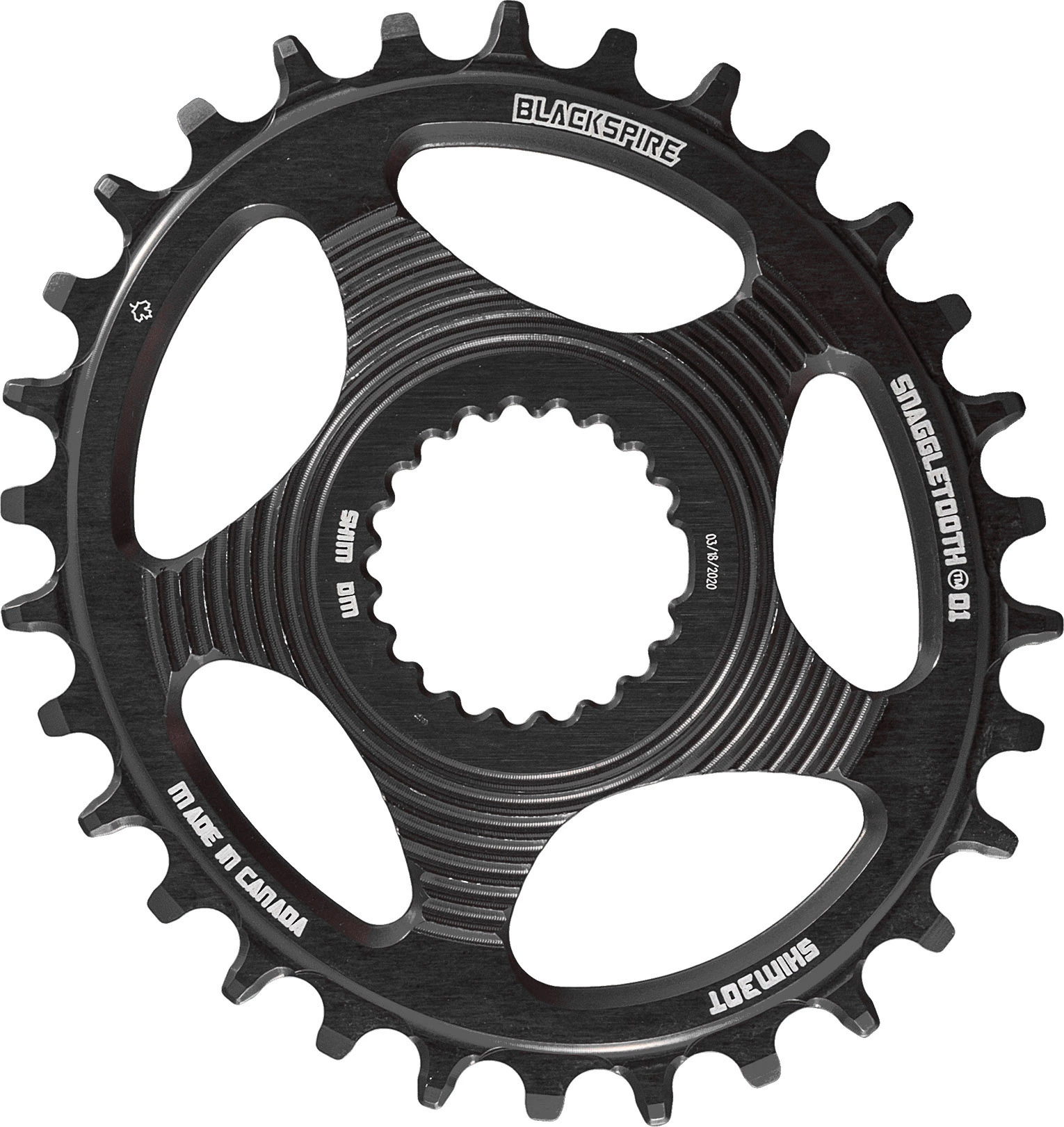 Blackspire Snaggletooth DM Oval Shimano Chainring 3 Blackspire Snaggletooth DM Oval Shimano Chainring