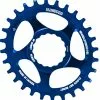 Blackspire Snaggletooth NW Cinch Offset Oval Kettenblatt -Vitus Verkäufe Blackspire Snaggletooth NW Cinch Offset Oval Chainring Chain Rings Blue RFCO28B 0