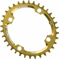 Blackspire Snaggletooth Oval Kettenblatt (narrow/wide) 10 Blackspire Snaggletooth Oval Kettenblatt (narrow/wide) -Vitus Verkäufe Blackspire Snaggletooth Narrow Wide Oval Chainring Chain Rings Gold NotSet OV10430G scaled