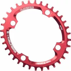 Blackspire Snaggletooth Oval Kettenblatt (narrow/wide) 12 Blackspire Snaggletooth Oval Kettenblatt (narrow/wide) -Vitus Verkäufe Blackspire Snaggletooth Narrow Wide Oval Chainring Chain Rings Red NotSet OV10432R scaled