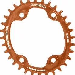 Blackspire Snaggletooth Narrow Wide Oval Kettenblatt (XT M8000) 8 Blackspire Snaggletooth Narrow Wide Oval Kettenblatt (XT M8000) -Vitus Verkäufe Blackspire Snaggletooth Narrow Wide Oval Chainring XT M8000 Chain Rings Orange STO80009630O 0