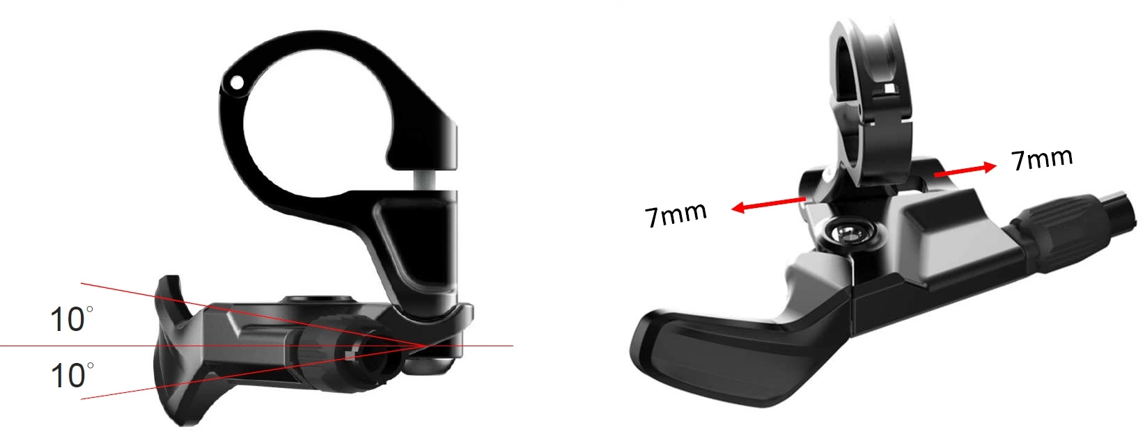 Brand-X Ascend Hebelset V2 Schalthebel (für 1-fach Antriebe, I-SPEC) 6 Brand-X Ascend Hebelset V2 Schalthebel (für 1-fach Antriebe, I-SPEC) – Bild 4