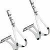Cinelli - Pedalhaken -Vitus Verkäufe Cinelli Toe Clips Flat Pedals Silver CNB101 scaled