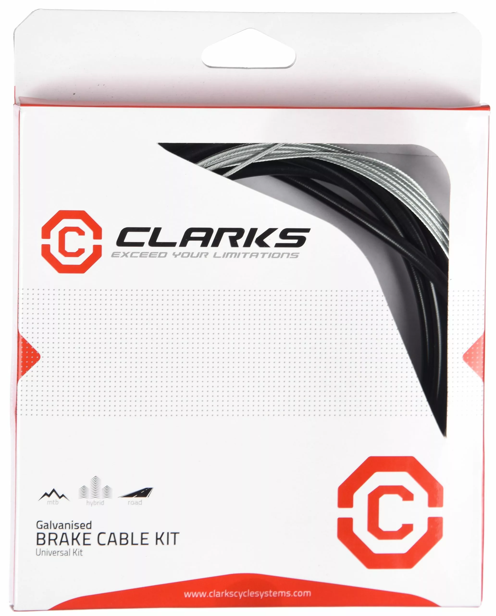 Clarks Road Brake Galvanised Cable Kit 3 Clarks Road Brake Galvanised Cable Kit