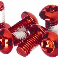 Clarks Steel Anodised Rotor Bolts -Vitus Verkäufe Clarks Steel Anodised Rotor Bolts Brake Spares Red NotSet CRB 6 ANO RED TW 2
