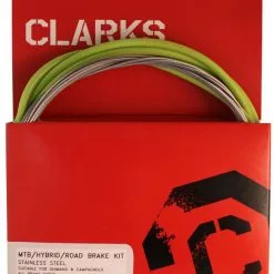 Clarks - Universal Bremskabelset Vorder- And Hinterradbremse -Vitus Verkäufe Clarks Universal Front and Rear Brake Cable Kit Brake Cables Green W8012LG