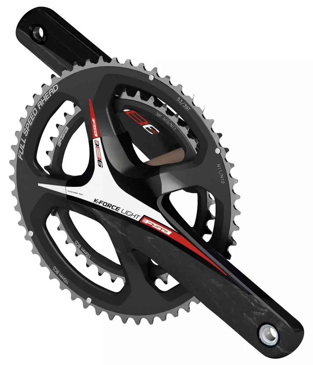 FSA K-Force Light 386Evo Double Chainset W/o BB 3 FSA K-Force Light 386Evo Double Chainset W/o BB