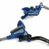 Hope Tech 3 E4 Bremse (2019, Keine Bremsscheibe) -Vitus Verkäufe Hope Tech 3 E4 Brake No Rotor Disc Brake Callipers Blue 2019 T3E4BBFR 1 scaled