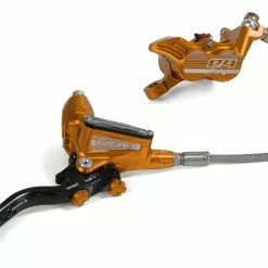 Hope Tech 3 E4 Bremse (2019, Keine Bremsscheibe) -Vitus Verkäufe Hope Tech 3 E4 Brake No Rotor Disc Brake Callipers Orange 2019 T3E4CBFL 0 scaled