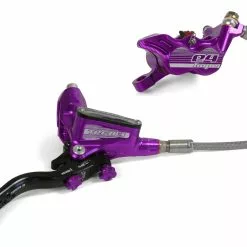 Hope Tech 3 E4 Bremse (2019, Keine Bremsscheibe) -Vitus Verkäufe Hope Tech 3 E4 Brake No Rotor Disc Brake Callipers Purple 2019 T3E4PUBFL scaled