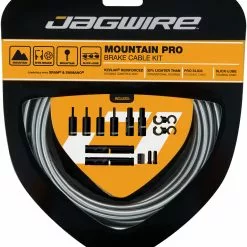 Jagwire Mountain Pro Brake Kit -Vitus Verkäufe Jagwire Mountain Pro Brake Kit Brake Cables Ice Grey Not Set JBC403 0