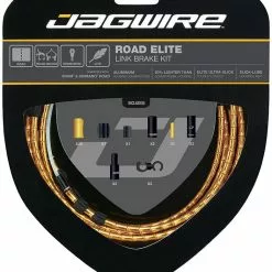 Jagwire Road Elite Link Bremszugset 10 Jagwire Road Elite Link Bremszugset -Vitus Verkäufe Jagwire Road Elite Link Brake Kit Brake Cables Gold JCK702