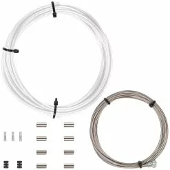 LifeLine Essential Bremszugset (Shimano/SRAM Rennrad) -Vitus Verkäufe LifeLine Essential Brake Cable Set Shimano SRAM Road Brake Cables White NotSet 220ST BR WHT scaled