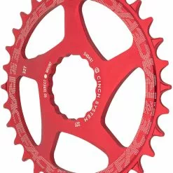 Race Face Cinch Kettenblatt (schmal/breit, Direktmontage) -Vitus Verkäufe Race Face Cinch Narrow Wide Direct Mount Chainring Chain Rings Red RNWDM26RED 5