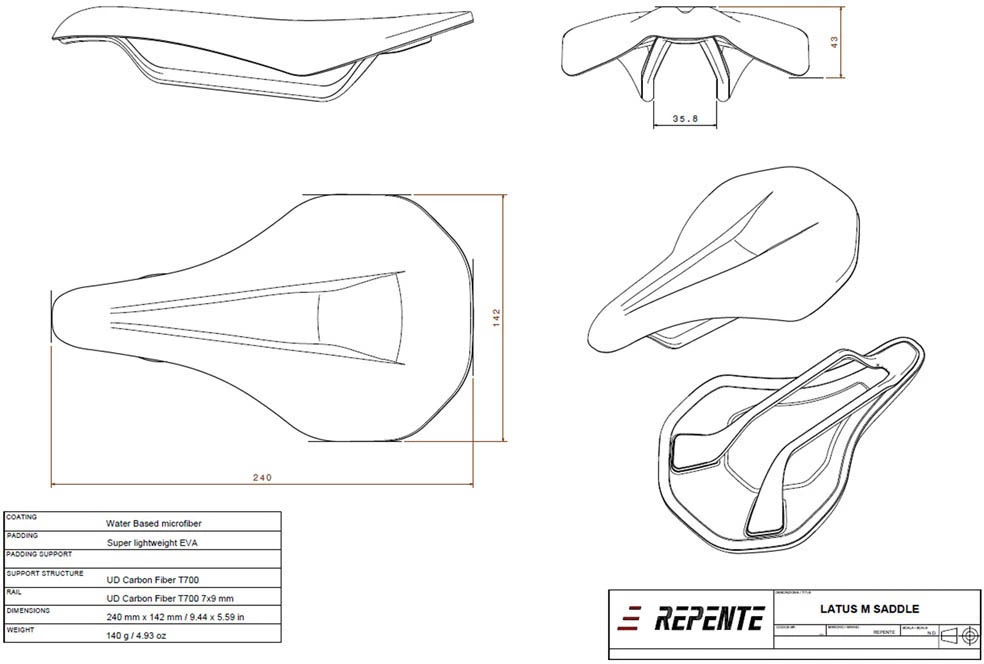 Repente Latus M Saddle 6 Repente Latus M Saddle – Bild 4