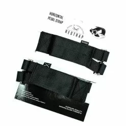 Restrap Horizontale Pedalriemen -Vitus Verkäufe Restrap Horizontal Pedal Straps Pedal Spares Black RS HRZ STD BLK 2