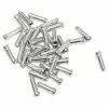 Transfil 100er Pack Anti-Abnutzung-Kappen Für Die Kabelenden 1 Transfil 100er Pack Anti-Abnutzung-Kappen Für Die Kabelenden -Vitus Verkäufe Transfil Pack Of 100 Anti Fray Inner Cable End Caps Gear Cable Spares Silver KB63