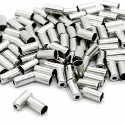 Transfil Trade Pack 5mm Brake Ferrule -Vitus Verkäufe Transfil Trade Pack 5mm Brake Ferrule Brake Cables Spares Silver KB61S