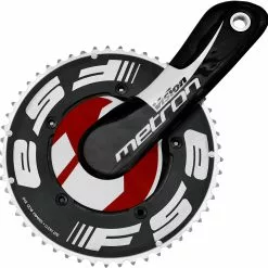 Vision Metron TT 386Evo Kurbelgarnitur (doppelt, Ohne Innenlager)