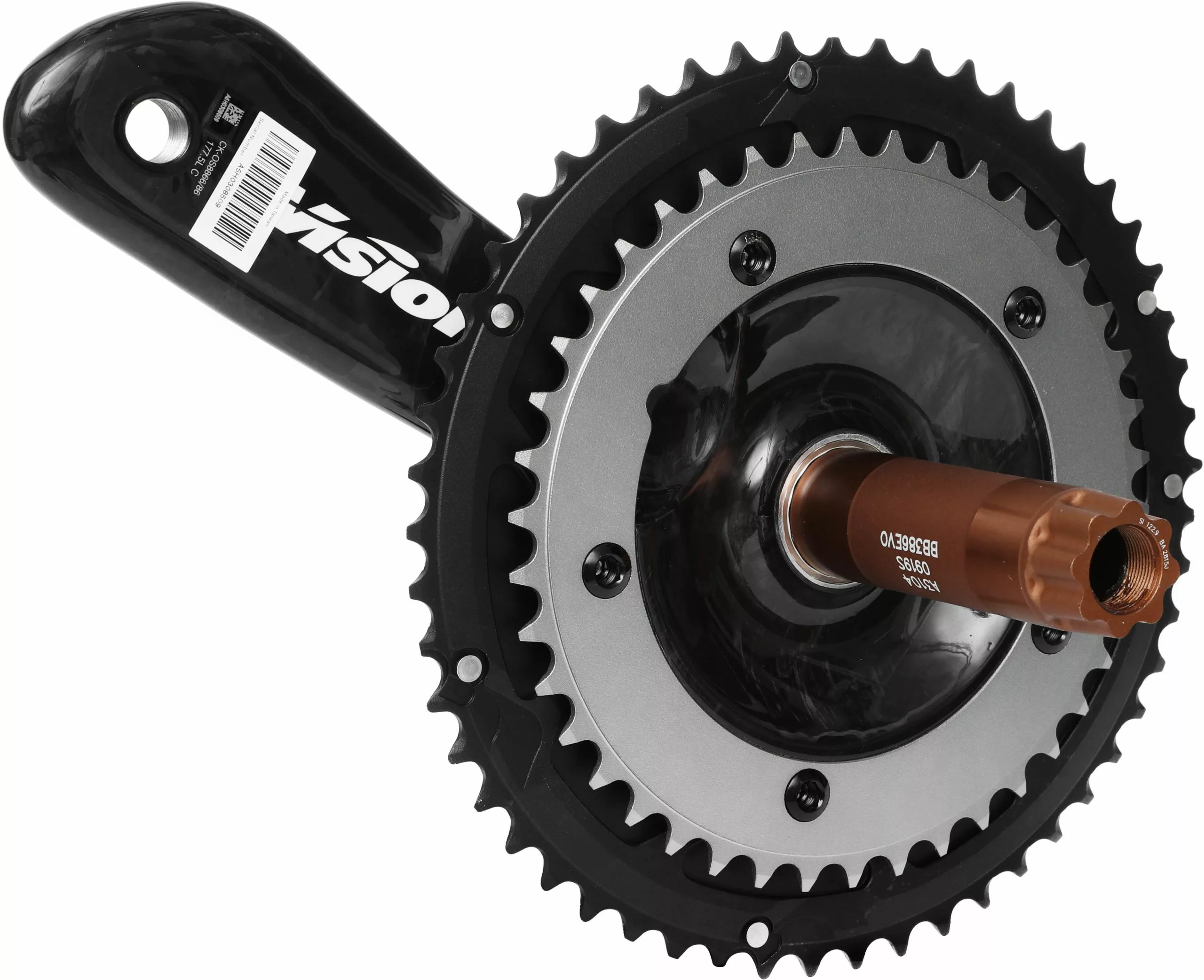 Vision Metron TT 386Evo Kurbelgarnitur (doppelt, Ohne Innenlager) 4 Vision Metron TT 386Evo Kurbelgarnitur (doppelt, Ohne Innenlager) – Bild 2