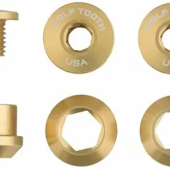 Wolf-tooth Wolf Tooth Chainring Bolts (5 Pack) -Vitus Verkäufe Wolf Tooth Pack of 5 1X Chainring Bolts and Nuts 04
