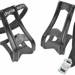 Zefal Toe Clip 43 Pedalhaken + 515 XL Pedalriemen (je 2 Stück)