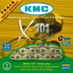 KMC X101 Single Speed Chain -Vitus Verkäufe groot X101 Gold