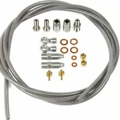 Hope Bremsleitungsset Mit Verbindungsstück (mit Stahlflexleitung)