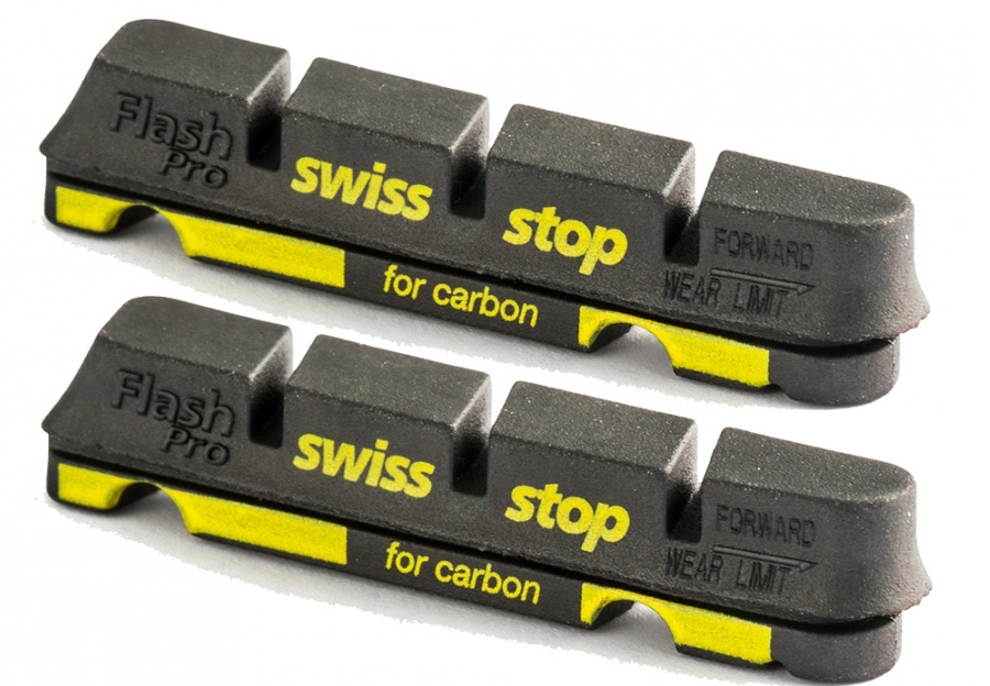 Swissstop Flash Pro Prince Carbon Bremsbeläge (für Felgenbremsen, Schwarz) 3 Swissstop Flash Pro Prince Carbon Bremsbeläge (für Felgenbremsen, Schwarz)