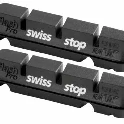 Swissstop Flash Pro Alu Bremsbeläge (für Felgenbremsen, Schwarz)
