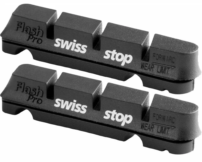 Swissstop Flash Pro Alu Bremsbeläge (für Felgenbremsen, Schwarz) 3 Swissstop Flash Pro Alu Bremsbeläge (für Felgenbremsen, Schwarz)