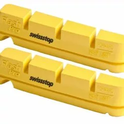 Swissstop Flash Pro Carbon Bremsbeläge (für Felgenbremsen, Gelb)